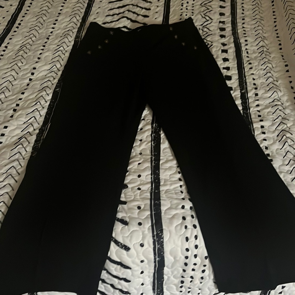 Express black stretch trousers